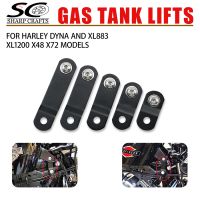 25mm-75mm Gas Tank Lifts Kit For Harley Dyna STREET FAT BOB SUPER GLIDE LOW RIDER SWITCHBACK Raise Tank Modified Risers Bracket