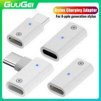 GUUGEI Stylus อะแดปเตอร์ชาร์จสำหรับ A-Pple ดินสอ1st รุ่น Type-C ถึง IOS ช่องเสียบเครื่องชาร์จพร้อมไฟแสดงสถานะ