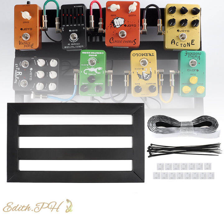 Portable Medium Electric Guitar effects pedal With Velcro Alloy