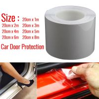 【CW】20cm x 1M/2M/3M/4M/5M/6M/8M Anti-Scratch Film Sticker Car Bumper Hood Door Stickers Transparence Protective Thickness