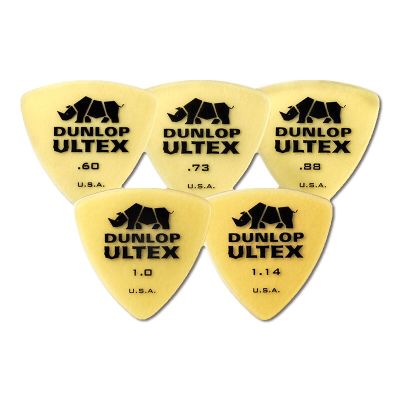 Dunlop Triangle Ultex แผ่นดีดปิ๊กกีต้าร์ดีดปิ๊กกีต้าร์0.6/0.73/0.88/1.0/1.14Mm เบสอะคูสติกไฟฟ้ากีตาร์คลาสสิค426R