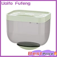 Uaifo กล่องเก็บของที่ครอบพลาสติกห่ออาหารใหม่ถุงเก็บของสดติดผนังห้องครัวกล่องถุงหุ้มรองเท้าห้องนั่งเล่นกล่องเก็บของเวลาอาบน้ำอาบน้ำ