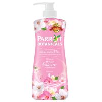 [Hot Deal] Free delivery จัดส่งฟรี Parrot Botanical White Sakura Shower Cream 500ml. Cash on delivery เก็บเงินปลายทาง