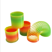 LOẠI TO Đồ Chơi Trẻ Em Vòng Tròn Lò Xo Cầu Vòng 7 màu LỚN 9CM Slinky