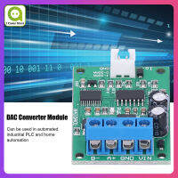 โมดูลตัวแปลง DAC DC 12V RS485 ถึง 4‑20MA 0‑20MA บอร์ดแรงดันไฟเป็นกระแสไฟสำหรับ PLC