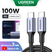 UGREEN 100W Cable Type C Date Transf Fast Charging Charger Cord 5A E