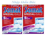 Combo 2 Muối Rửa Ly - Bát Somat Special Salt 1,2 Kg - Đức