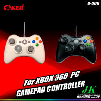 จอยเกมส์ OKER U-306 JOY CONTROLLER จอย USB  XBOX 360 PC ประกันศูนย์ 1 ปี