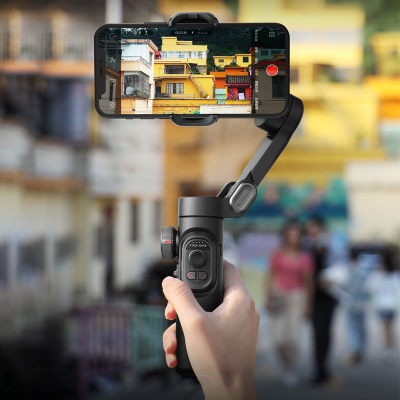การถ่ายภาพขาตั้งกล้องแบบติด TikTok สิ่งประดิษฐ์อุปกรณ์ถ่ายทอดสดด้วยตนเองติดตามโทรศัพท์มือถือสามแกนที่มั่นคง Okukawa มือถือ gimbal