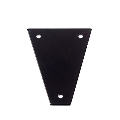 ：《》{“】= Blank High Quality Aluminum Alloy Truss Rod Cover ACCS For Import Jackson Guitar - Black