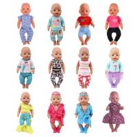 【YF】 Doll Baby Clothes Dress  Bag Fit 18 Inch American 43cm Reborn New Born OG Girl`s Toy