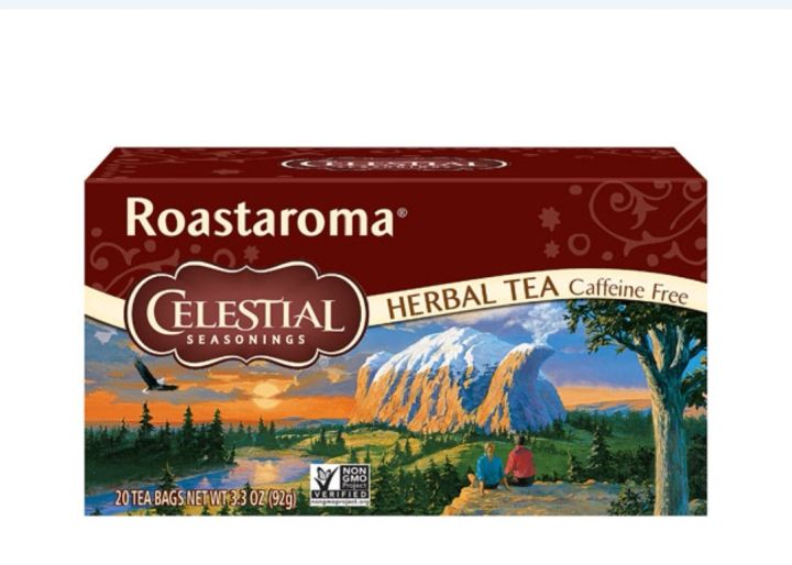 celestial-seasonings-herbal-tea-caffeine-free-roastaroma-20-tea-bags-ชา-พร้อมส่ง