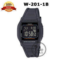 CASIO ของแท้  รุ่น W-201-1B นาฬิกาข้อมือผู้ชาย ระบบ digital ดิจิตอล แบตเตอรี่ 10 ปี ทนสุด ประกัน 1 ปี W W201