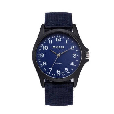 Classic Men Watch Wrist Nylon Mesh Belt Watch Strap Quartz  Casual Gold Silver Watches Ladies Watches A40