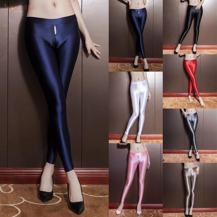 Tights Women Oil Shiny Silky Pantyhose Ladies High elastic Glossy