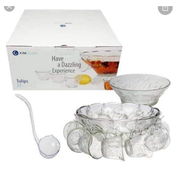 ☁Glass Punch Bowl Set♫ Lazada PH