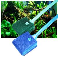 hot【cw】 Aquarium Glass Cleaning Brushes Floating Window Scraper Sponge Accessories Tools