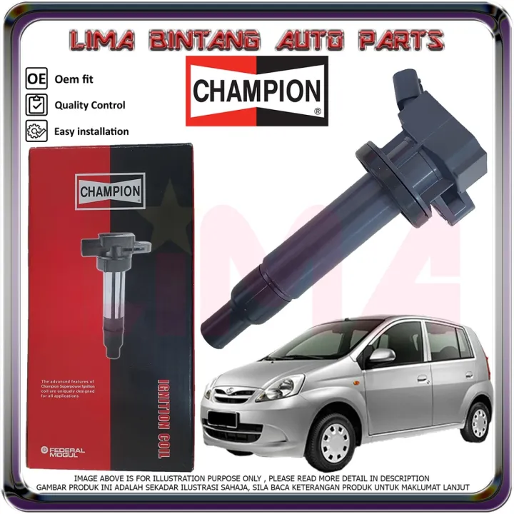Perodua Viva Ignition Coils , Plug Coil CHAMPION *Original* ( 1.0 EJVE