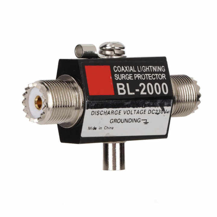 Coax Lightning Arrestor BL‑2000 Coaxial Lightning Surge Protector PL259 ...