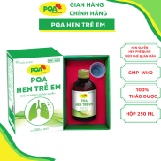 Th.uố.c Hen trẻ em PQA dùng cho trẻ nhỏ đ.iều tr.ị ho hen, phế vị lạnh