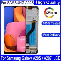 100 Original 6.5  LCD For SAMSUNG Galaxy A20s A207 A2070 SM-A207F LCD Touch Display Screen Digitizer Assembly Repacement