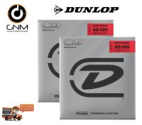 DUNLOP MARCUS MILLER SUPER BRIGHT™ BASS STRINGS สายเบส 4 สาย รุ่น DBMMS45105 ( 045 - 105 ) ** Made in USA ** //  ( 2 ชุด )