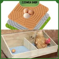 ZZEWEA เสื่อรองนั่งกันลื่นสำหรับไก่เสื่อที่วางไข่ไก่ทำจากซิลิโคนเนื้อนิ่มล้างทำความสะอาดได้สำหรับฟาร์มไข่