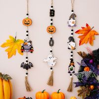 New Halloween Listing Home Party Ghost Festival Decoration Bead String Witch Party Pumpkin Bat Hanger Home Dector