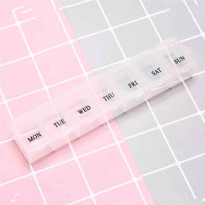 7 Days Labeled Monday To Sunday Pill Box Lazada PH