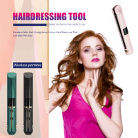 Cordless Mini Hair Straightener Curler Portable Fast Warm-up Thermal Hair Flat Iron Home Professional Hairdressing Salon Tool US