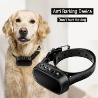 Dog Anti Barking Device Electric Dog Training Collar Waterproof Rechargeable top Bark Collar Dogs Electric Shocker