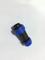 "WEIPU" Connector SP1310/P9 IIN 9pole 3A IP68, cable OD.5-8mm, สายไฟ0.75sq.mm ตัวผู้เกลียวในกลางทาง