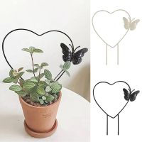 ₪♚● Metal Plant Support Stake Stand Plants Climbing Rack Round Heart Shape Frame for Flower Vine Arrangement DIY Potted Trellis