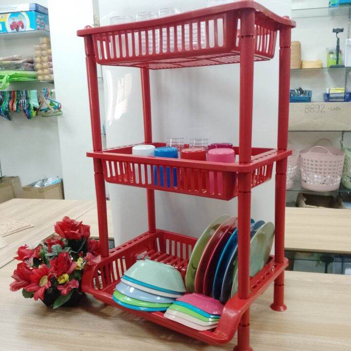 3 Layers Kitchen Organizer Storage Rack High Quality Plastic