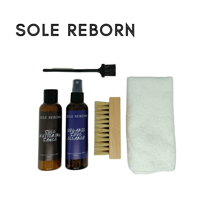 Sole Reborn Sole Whitening Sauce & Organic Shoe Cleaner Kit Lazada PH