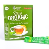 Đường cỏ ngọt hữu cơ Sugarless Stevia Organic hộp 40 gói