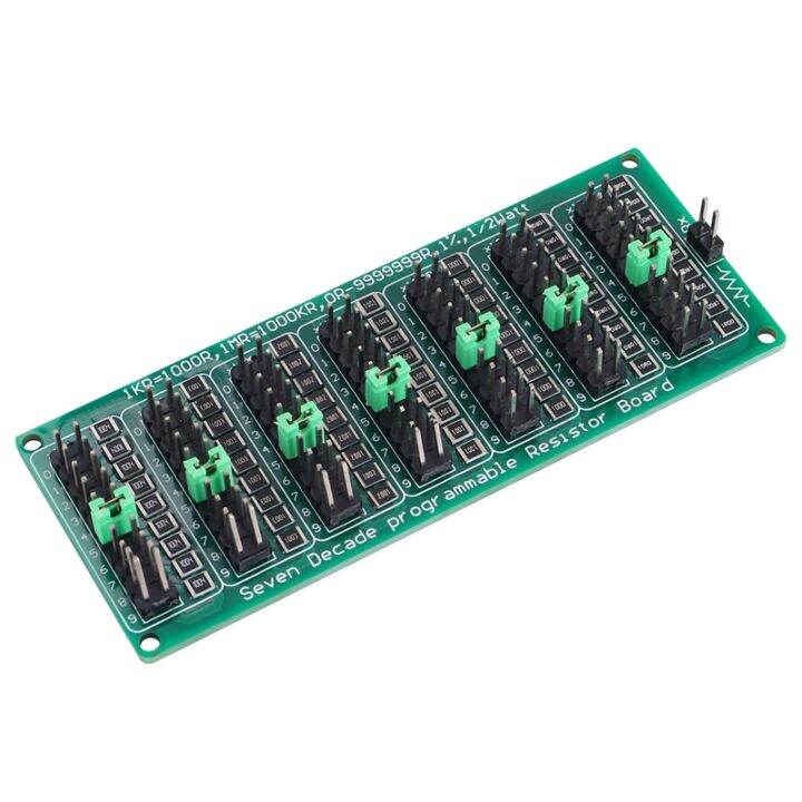7 Decade 1R 9999999R Programmable SMD Resistor Slide Resistor Board
