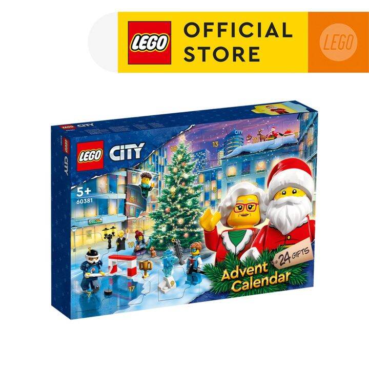 LEGO® City 60381 Advent Calendar 2023, Age 5+, Building Blocks, 2024 (258pcs) Lazada PH