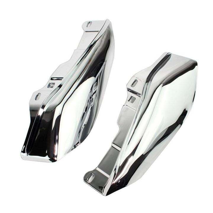 รถจักรยานยนต์-chrome-heat-shield-mid-frame-air-deflector-trim-สำหรับ-harley-touring-street-glide-flhx-2009-2016-2015-2014-2013-2012-11