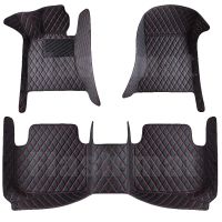 ◇ ZRCGL Custom leather car mats for Renault All Models captur logan kadjar trafic scenic armrest megane accessories auto carpet