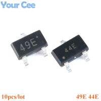 10Pcs SOT23 SMD 44E 49E Hall Effect Sensor Switch SMD Hall Element Sensor Switch Brushless Electric Motor