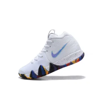 Nike kyrie 4 hot sale white and gold