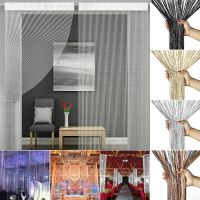 【HOT】♕ 100x200cm Curtain Tassel Room Curtains String Door Divider Drape Valance Decoration