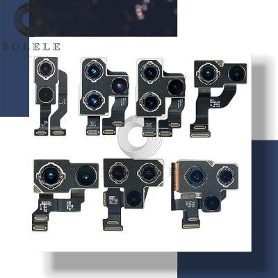 กล้องหลังหลักดั้งเดิมสําหรับ iPhone 11 12 Pro Max 12 Mini Rear Main Back Big Camera Flex Cable ซ่อมโทรศัพท์มือถือทดแทน