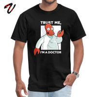 Funny MenS T-Shirts Doctor Zoidberg Unique T Shirt Special 100% Cotton Fabric Tshirt Trust Me IM A Doctor Cthulhu Tees