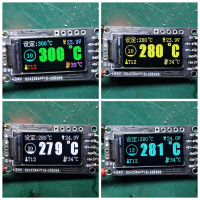 IPS หน้าจอสีคณะกรรมการควบคุม T12 JBC245ควบคุมหลักจอแสดงผลดิจิตอลแสงสีขาว210บัดกรีอุณหภูมิคงที่บัดกรี