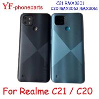 High Quality For OPPO Realme C21 RMX3201 / C20 RMX3063 RMX3061 Back Battery Cover Rear Panel Door Housing Case Repair Parts