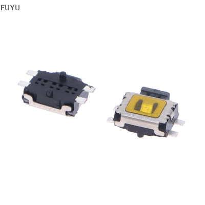 FUYU 10pcs Micro Switch SMD 4Pin ปุ่มสวิทช์ใหม่สำหรับโทรศัพท์มือถือ3.5 × 4.7