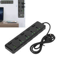 รางปลั๊กไฟมัลติฟังก์ชั่น Universal USB PD PD Interface UK Plug 110-265V สำหรับ Home