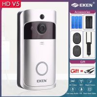 ✤❦ EKEN V5 Smart IP Video Intercom WIFI Video Door Phone Door Bell WIFI Doorbell Camera IR Alarm Wireless Security Cameras